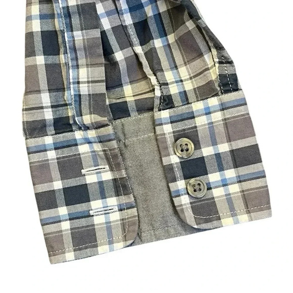 Hugo‎ Boss Lukas 2 Long-Sleeve Plaid Button-Up Shirt Men's Size Large - Picture 7 of 14